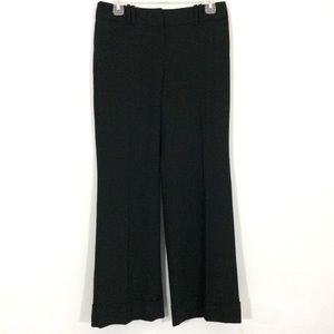 Ann Taylor Loft 100% wool black cuffed dress pants with 29” inseam. Size 2.